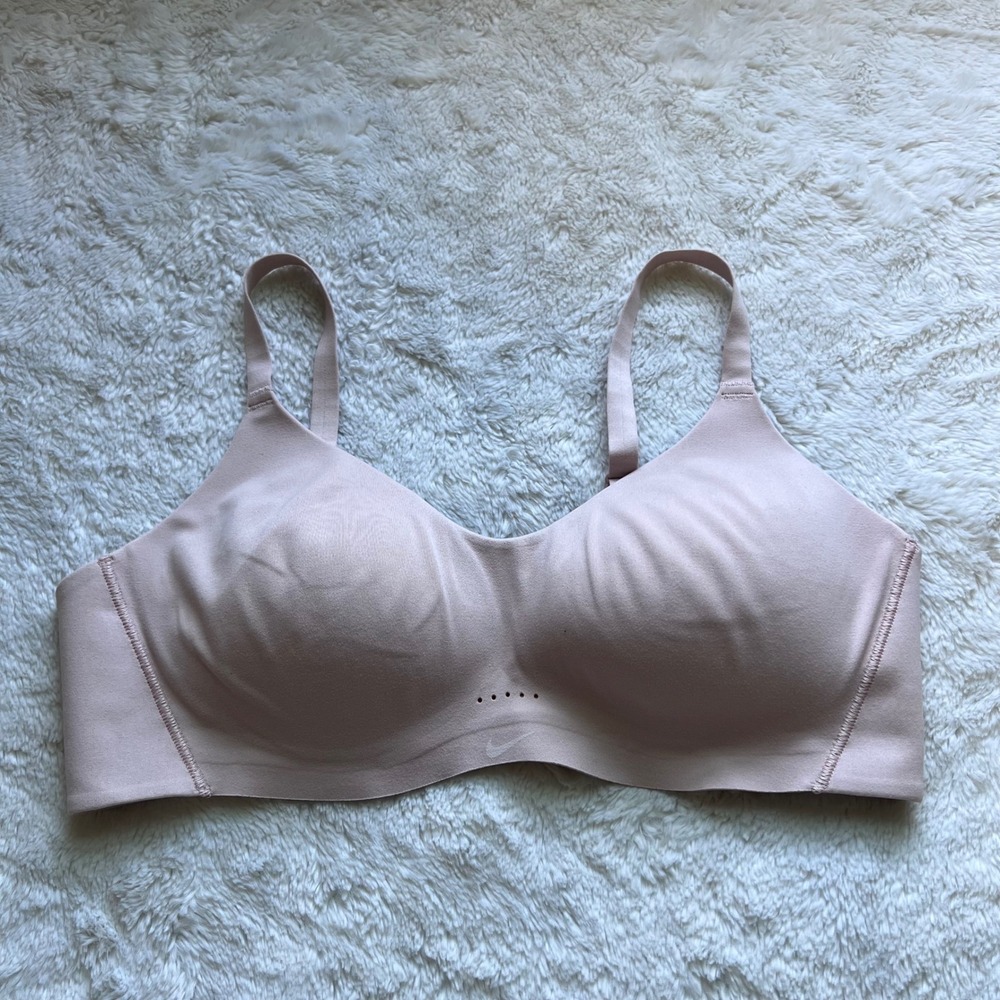 Nike Alate Dri-FIT Light Support Sports Bra Pink Nude Size Large A-B DM0526-601